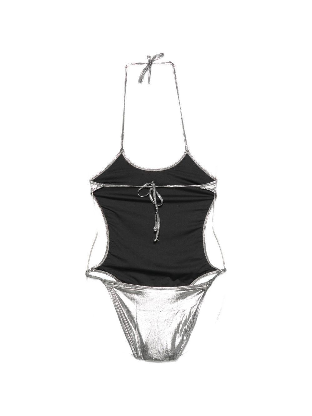 Costume intero dark silver the attico - donna 