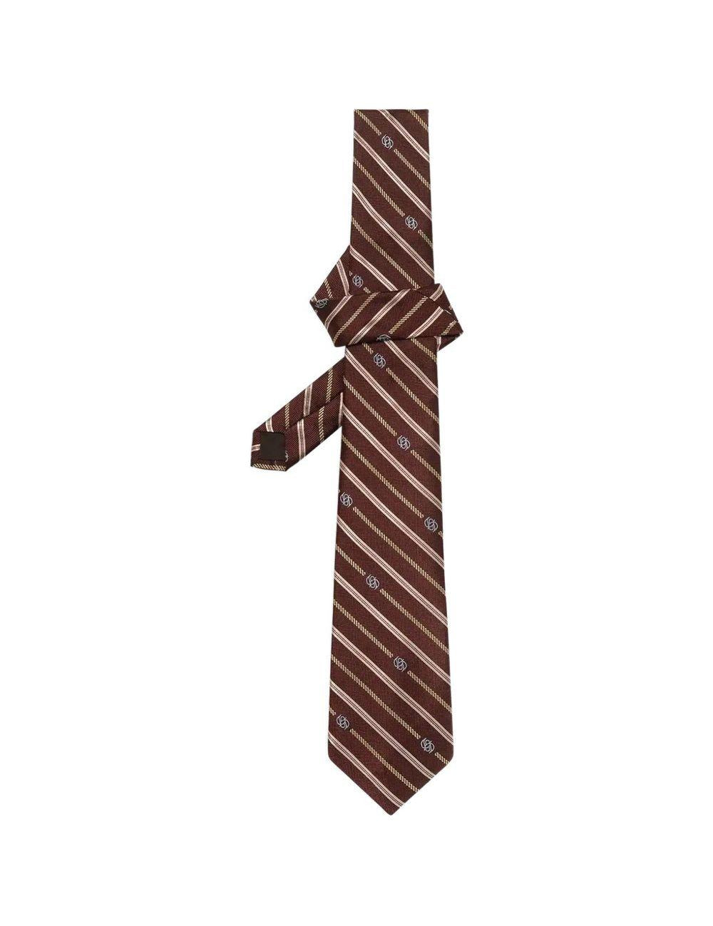 Cravatta a righe in rosso Drole de monsieur - uomo 