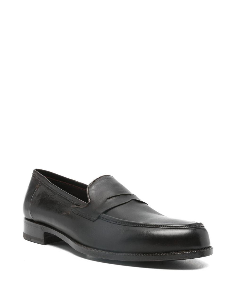 Mocassini bassi in nero Lardini - uomo 