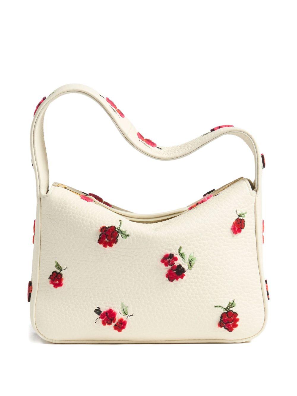 Borsa con fiori elena in beige Khaite - donna 