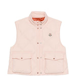 Gialet trapuntato bios in rosa Moncler - donna 