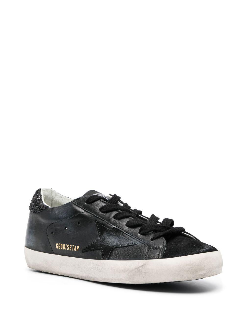 Sneakers Super Star in nero Golden goose - donna 