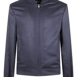 Bomber in cashmere blu Brunello Cucinelli - uomo 