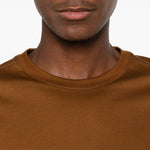 T-shirt a maniche corte in marrone Zegna - uomo 