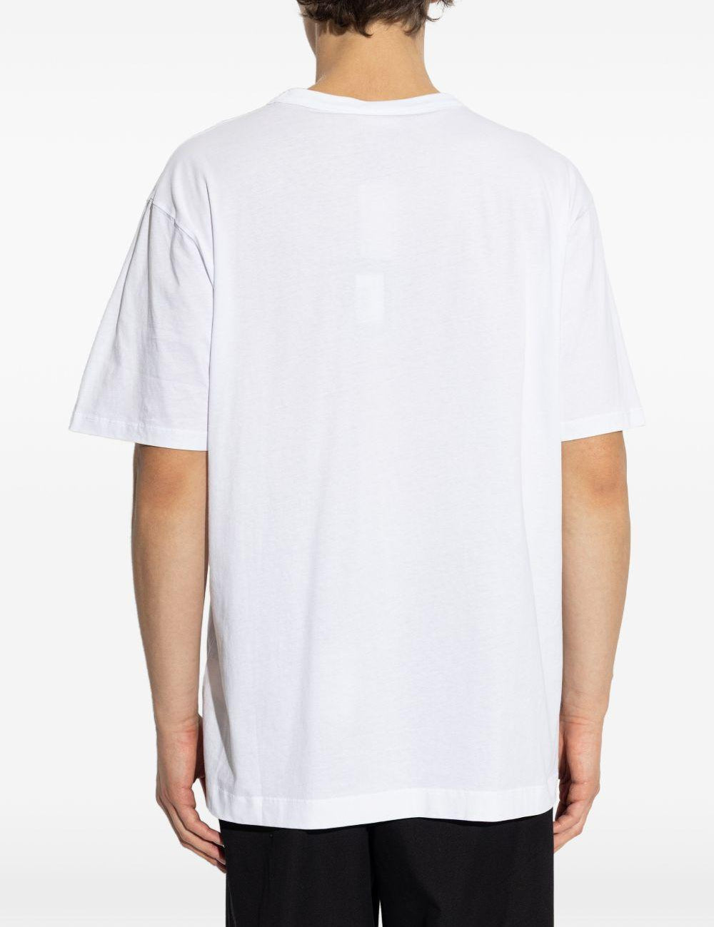 T-shirt a maniche corte heer in bianco Dries van noten - uomo 