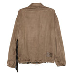 Giacca con zip in marrone Song for the mute - uomo 