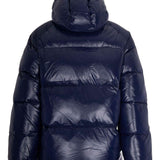 Giacca imbottita con cappuccio in blu Pyrenex - unisex 