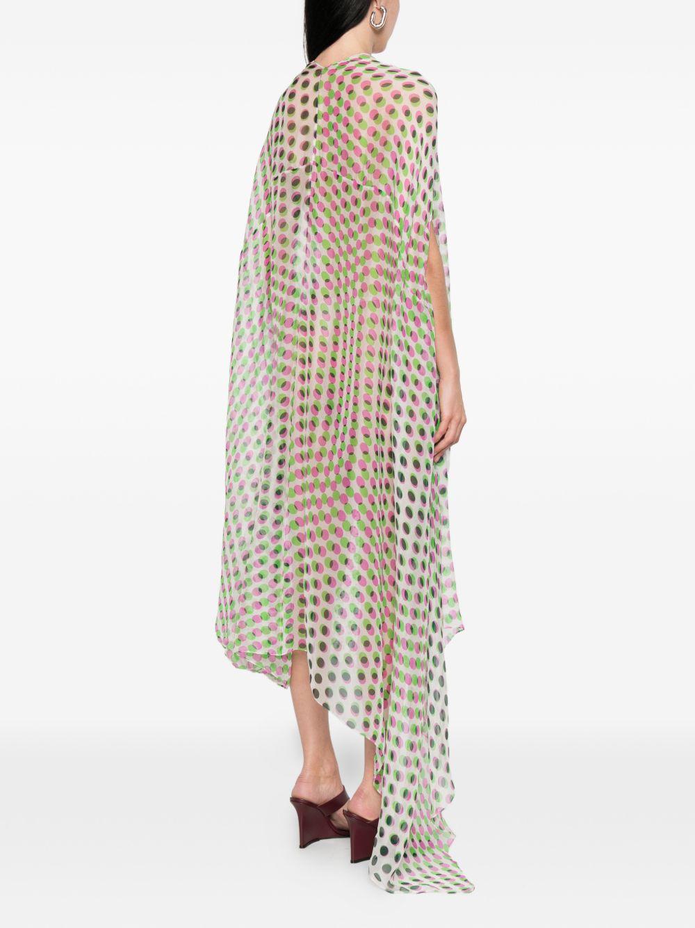 Abito midi a pois con cristalli ducy multicolore Dries van noten - donna 