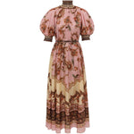 Abito con stampa floreale Aster Billow multicolore 
