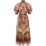 Abito con stampa floreale Aster Billow multicolore 
