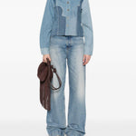 Giacca patchwork con bottoni in blu Levi's blue tab - donna 