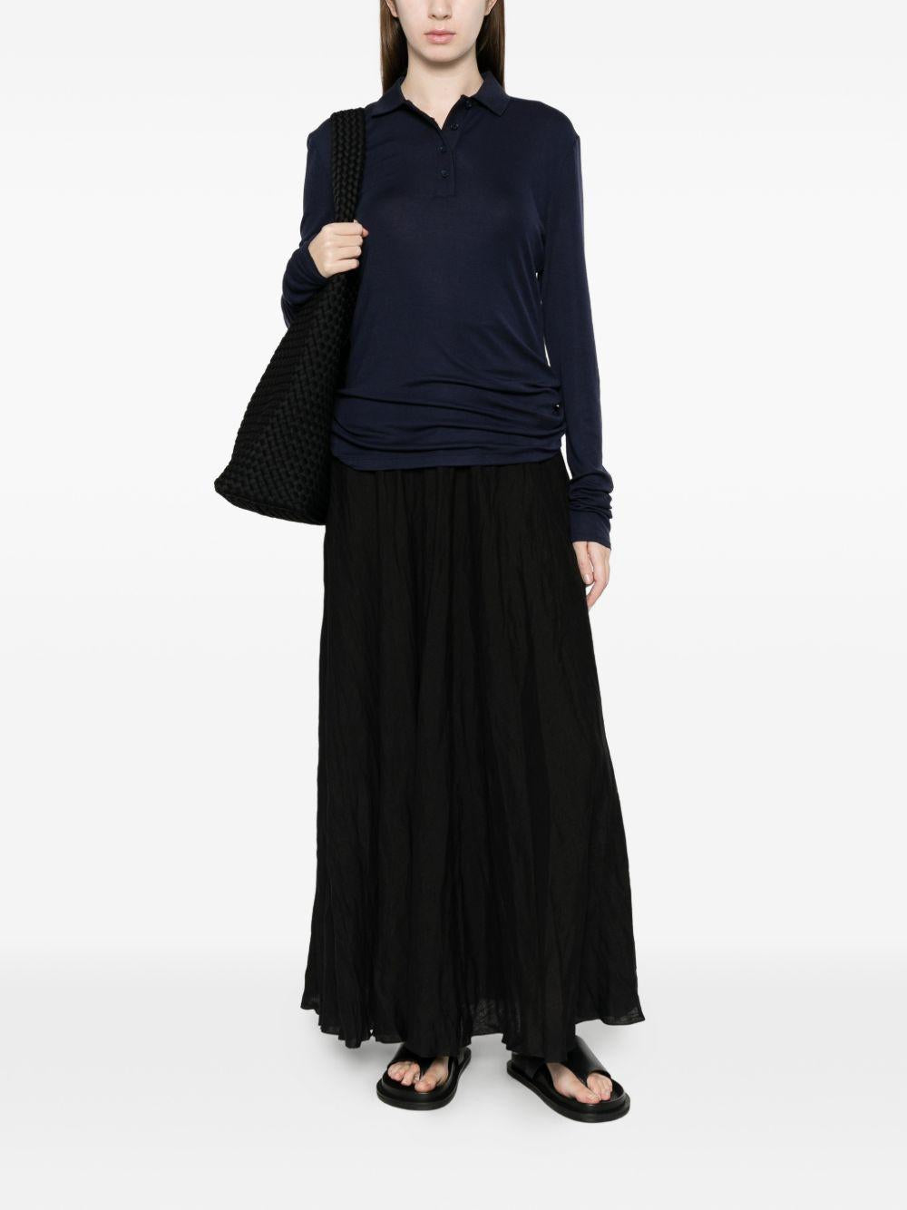Polo a maniche lunghe in blu Entire studios - unisex 