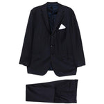 Completo monopetto in blu Kiton - uomo 