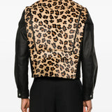 Giacca con pannello leopardato phreak  Second layer - uomo 
