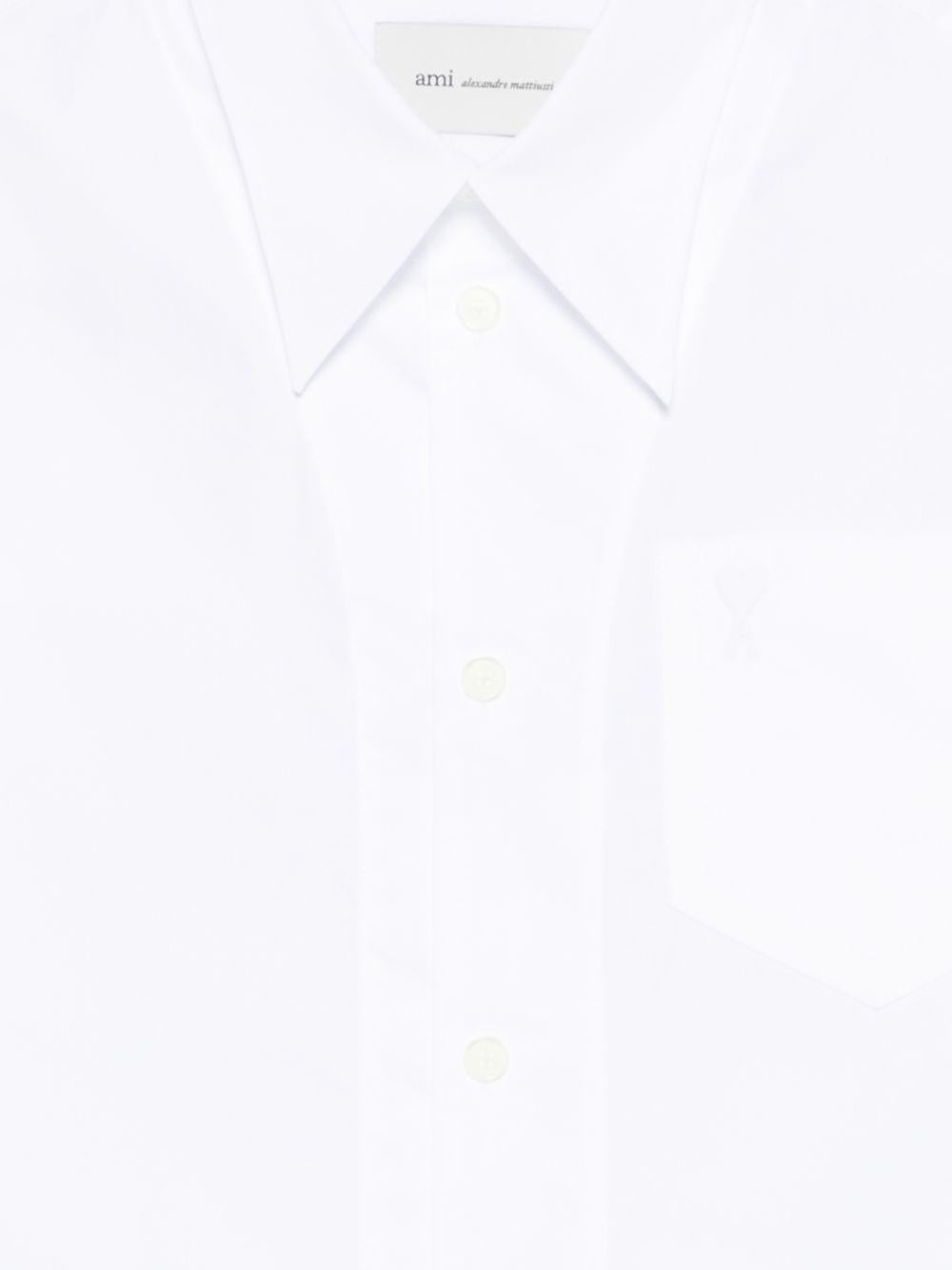 Camicia lunga Ami de Coeur in bianco Ami Paris - donna 