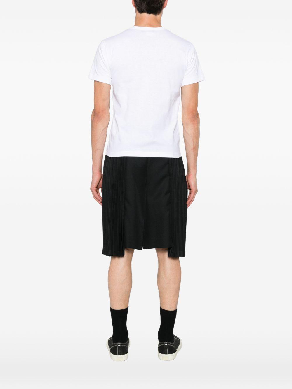 T-shirt con stampa in bianco e nero  Comme Des Garçons Black  x Nike - unisex 
