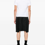 T-shirt con stampa in bianco e nero  Comme Des Garçons Black  x Nike - unisex 