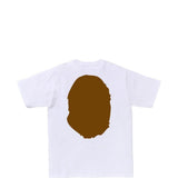 T-shirt con stampa in bianco A BATHING APE - uomo 