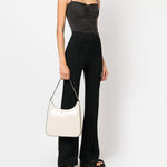 Borsa a spalla alec in crema - STAUD donna 