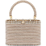 Borsa con cristalli Holli Libellula in oro rosa Rosantica - donna 