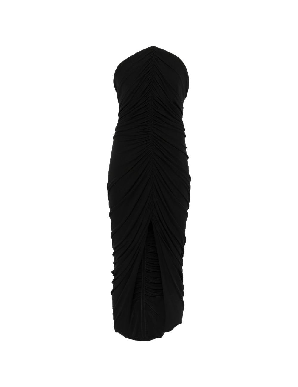 Abito midi senza spalline in nero Alexander wang - donna 