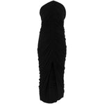 Abito midi senza spalline in nero Alexander wang - donna 