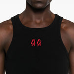 Canotta con ricamo in nero 44 label group - uomo 