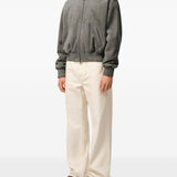 Giacca Ami de Coeur con zip in grigio Ami Paris - uomo 