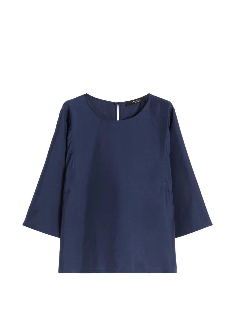 Top fastoso in blu Maxmara weekend - donna 