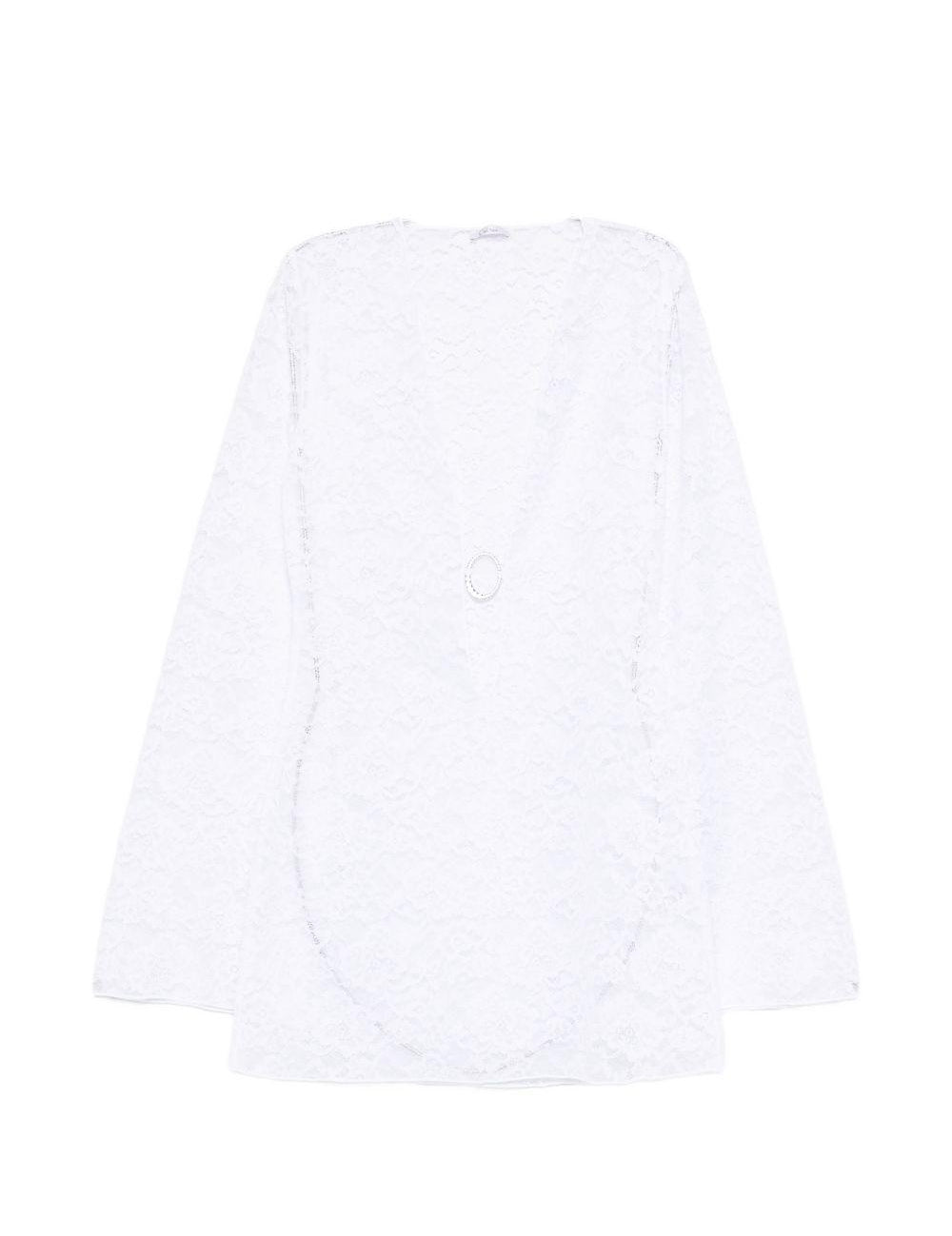Abito da spiaggia in pizzo in bianco Oséree - donna 