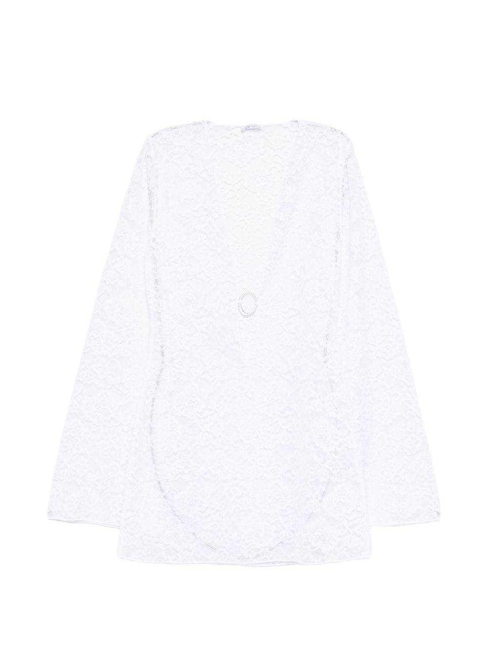 Abito da spiaggia in pizzo in bianco Oséree - donna 