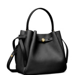 Borsa a mano romy in nero tory burch - donna 