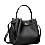Borsa a mano romy in nero tory burch - donna 