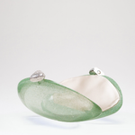 Borsa clutch rigida ariel in verde Benedetta bruzziches - donna<BR/> 