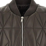 Gilet trapuntato geocamo in marrone Rick Owens x Moncler - unisex<BR/> 