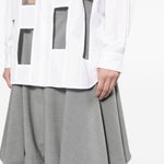 Bermuda con risvolto in grigio COMME DES GARCONS HOMME PLUS - uomo 