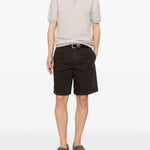 Pantaloncini con tasche anteriori in marrone Zegna - uomo 