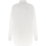 Camicia di cotone a maniche lunghe cheers in bianco Dries van noten - donna 