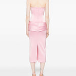 Abito midi avvitato in rosa Alex Perry - donna 