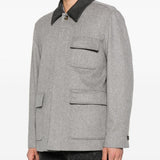 Giacca-camicia con tasche in grigio Lardini - uomo 