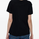 T-shirt girocollo stampata in nero R13 - donna 