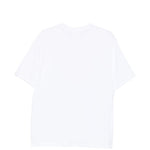 T-shirt con logo in bianco A bathing ape - uomo 