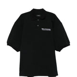 Polo con ricamo in nero Willy chavarria - uomo 