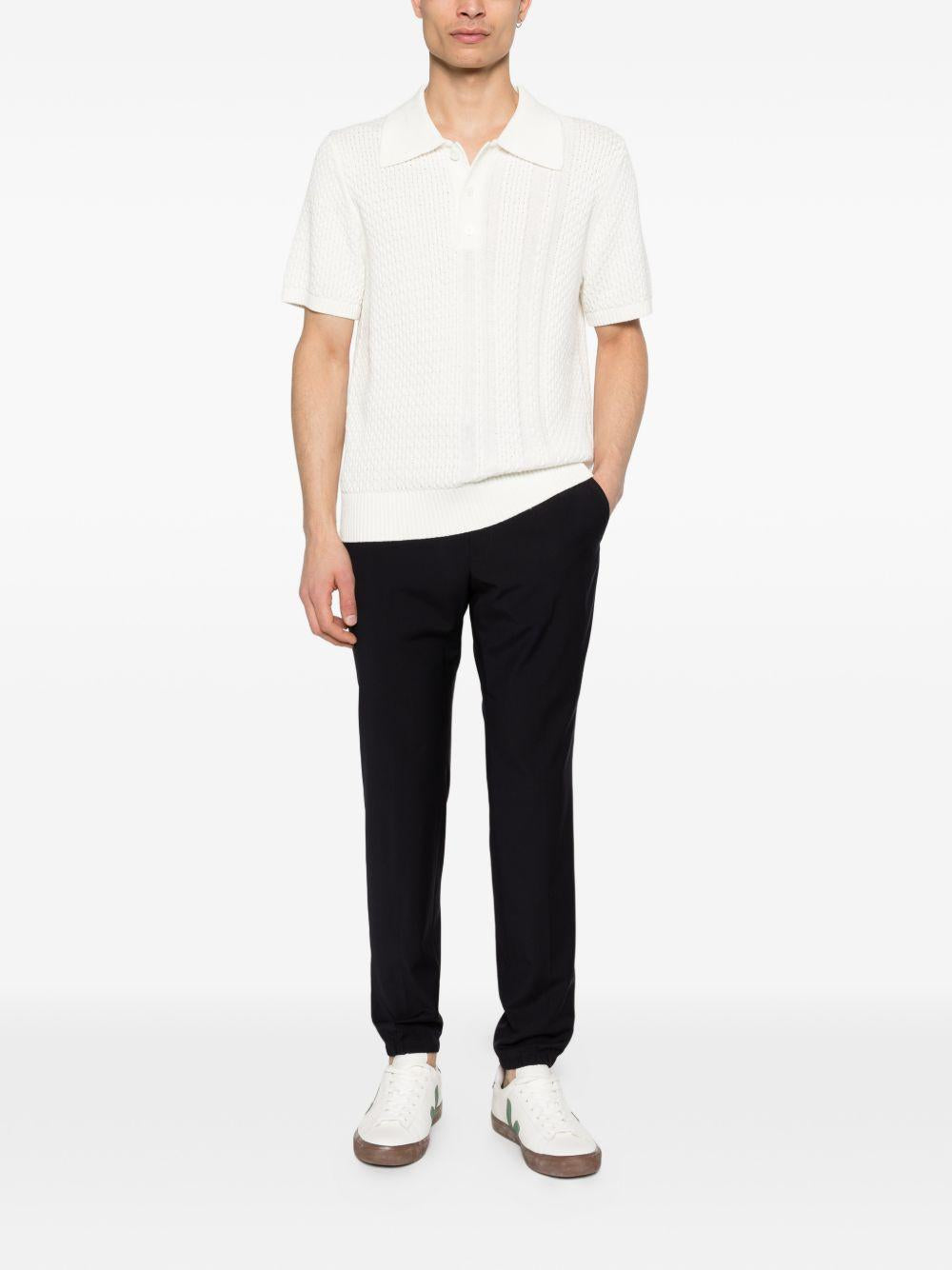 Pantaloni con chiusura nascosta in blu Zegna - uomo 