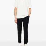 Pantaloni con chiusura nascosta in blu Zegna - uomo 
