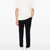 Pantaloni con chiusura nascosta in blu Zegna - uomo 