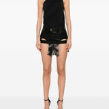 Minigonna temple in nero Rick owens - donna 