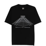 T-shirt con grafica in nero Rick owens - uomo 