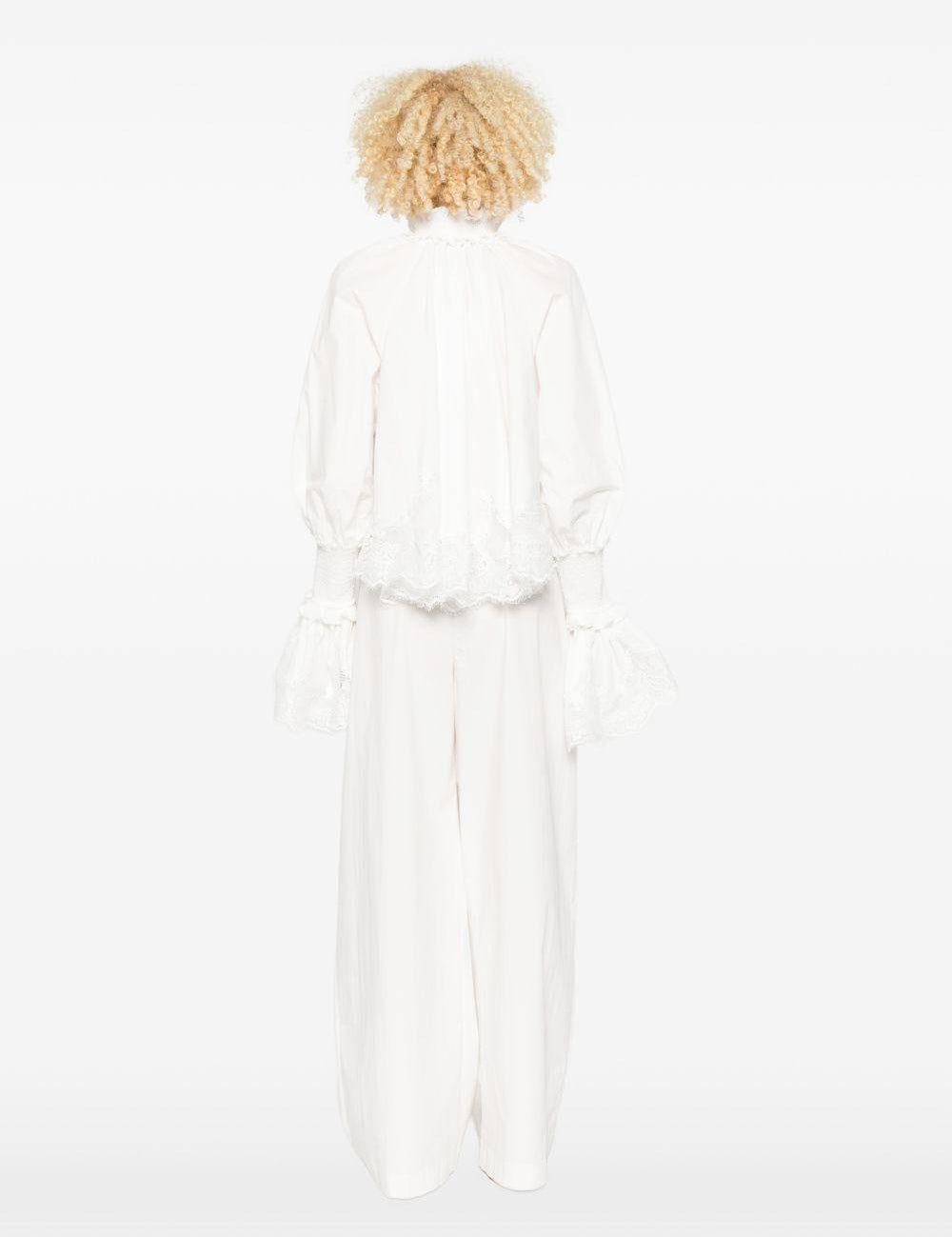 Blusa arricciata Alchemy in bianco Zimmermann - donna 