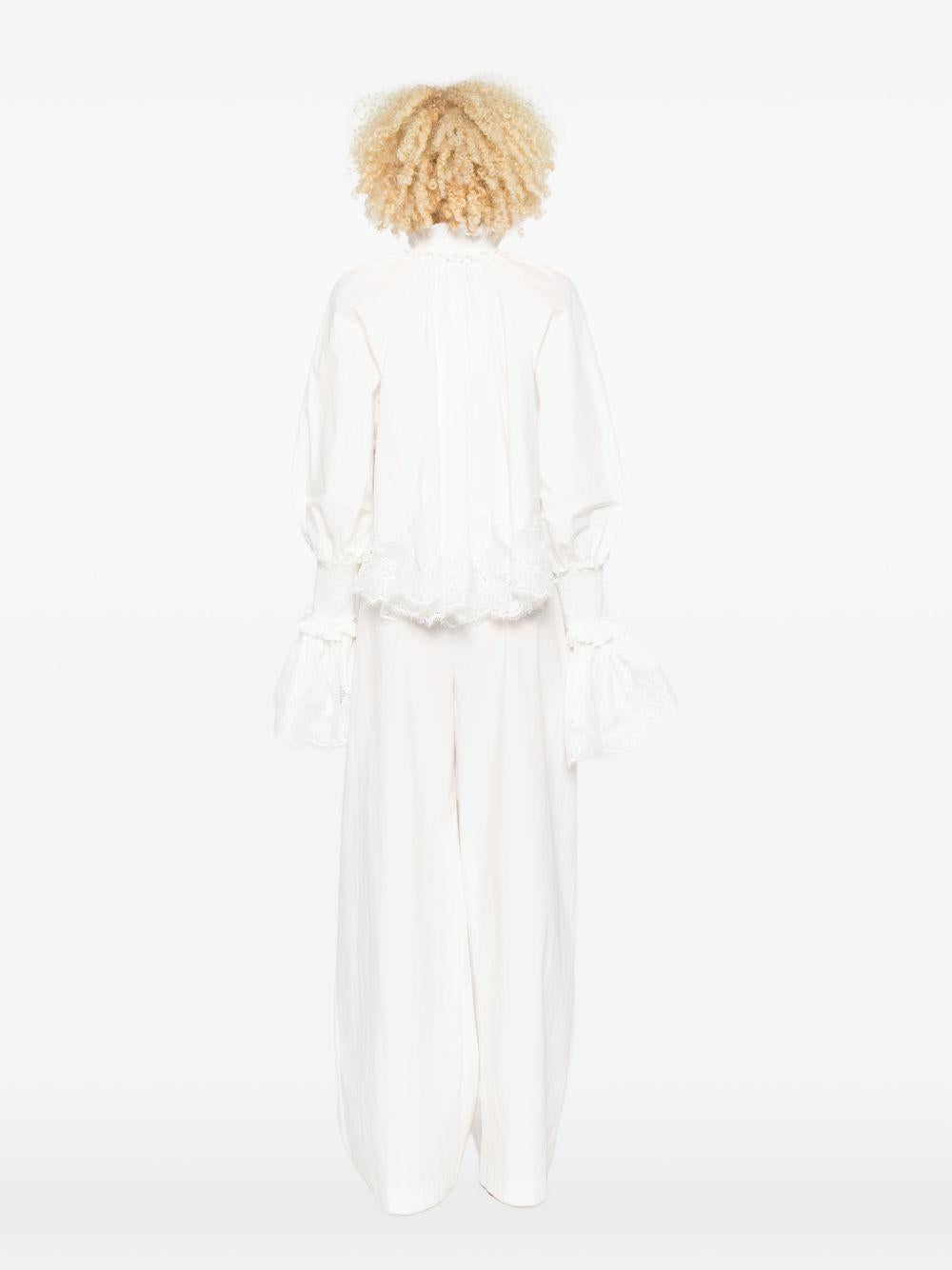 Blusa arricciata Alchemy in bianco Zimmermann - donna 